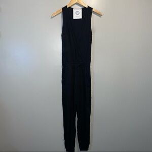 La Hearts Sleeveless Faux Wrap Jumpsuit